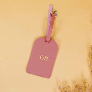 Personalized Leather Passport Holder & Luggage Tag Set | Bridesmaid Gift | Honeymoon Travel Set | Bride Gift | Unique Gifts for Her