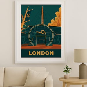 London 02 Music venue, poster, print, art print, A3, Music , venue, gig, gigs, concert