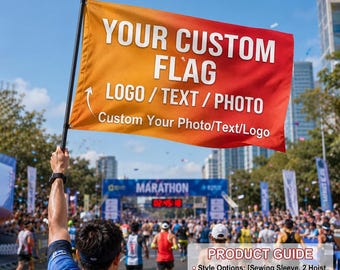 Custom Flag: Personalized Image, Logo, or Text