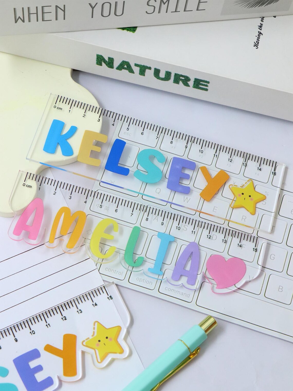 Personalized Acrylic Ruler With Name | 15cm School & Craft Ruler - Etsy