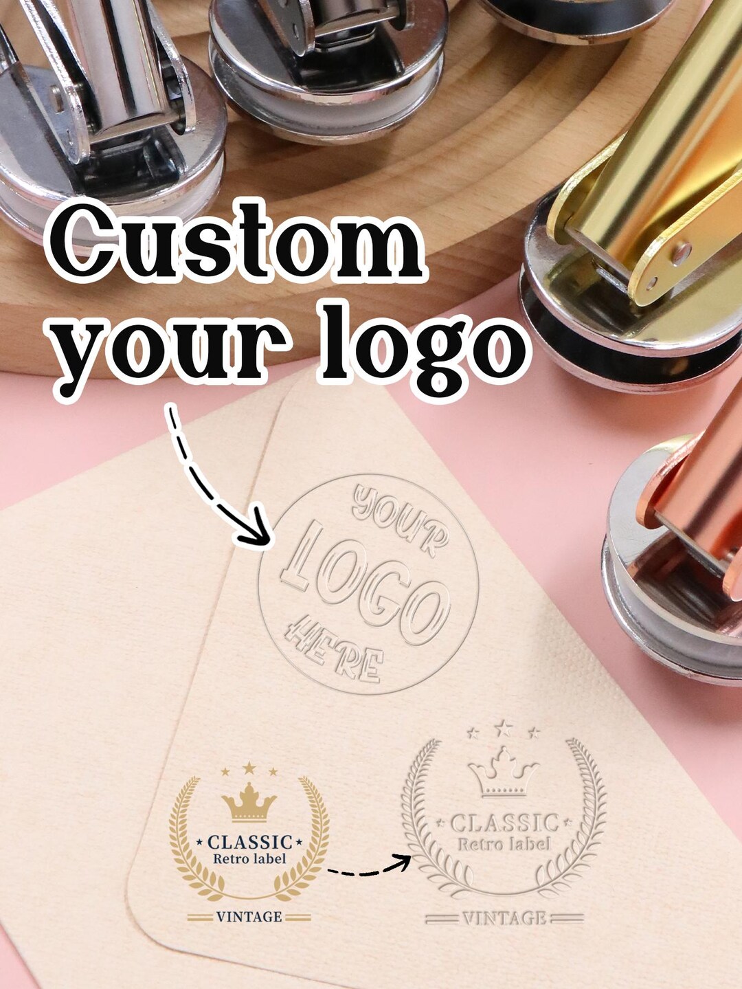 Personalized Logo Embosser Custom Branding Tool | DIY Paper Embossing ...