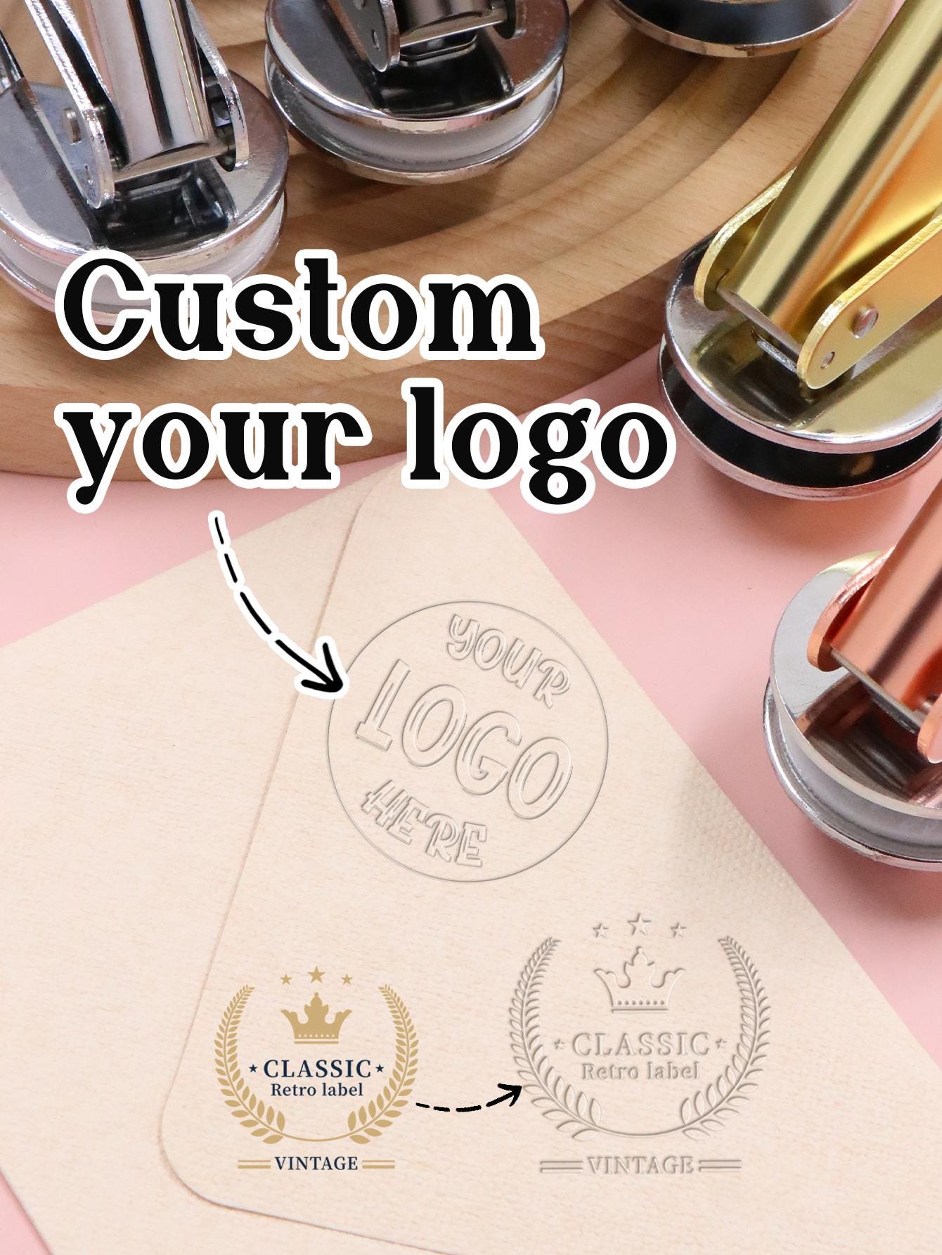 Personalized Logo Embosser Custom Branding Tool | DIY Paper Embossing ...