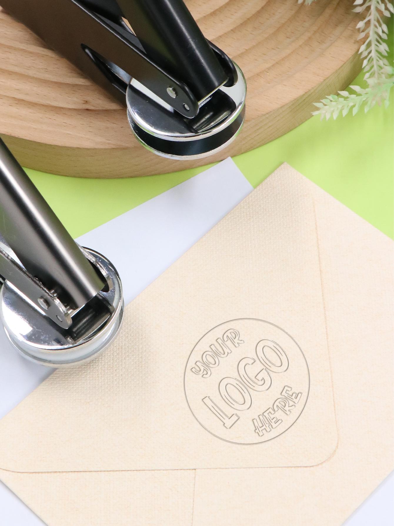 Embosser Small Rectangle Personalized Logo Embosser Custom Branding Tool | DIY Paper Embossing ...