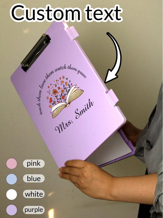 Personalized A4 Document Box: Custom File Storage - Office Desk Organizer - Gift for collegue