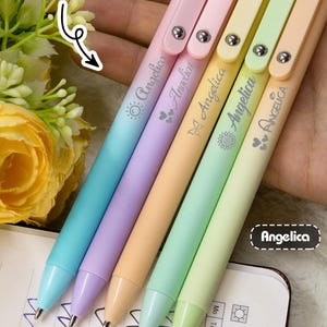 Custom Gel Pens With Name, Personalized Teacher Pens, Customized Ballpoint Pen, Customizable Gradient Writech Pens, Kids, Family, Students
