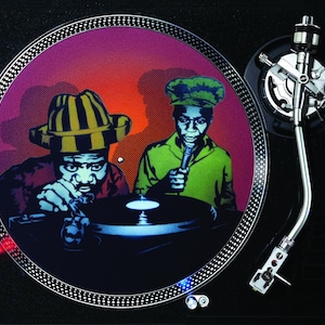DJ & Selecta 12&#39;&#39; draaitafel DJ-slipmatten voor platenverzamelaars, vinylliefhebbers en dj&#39;s