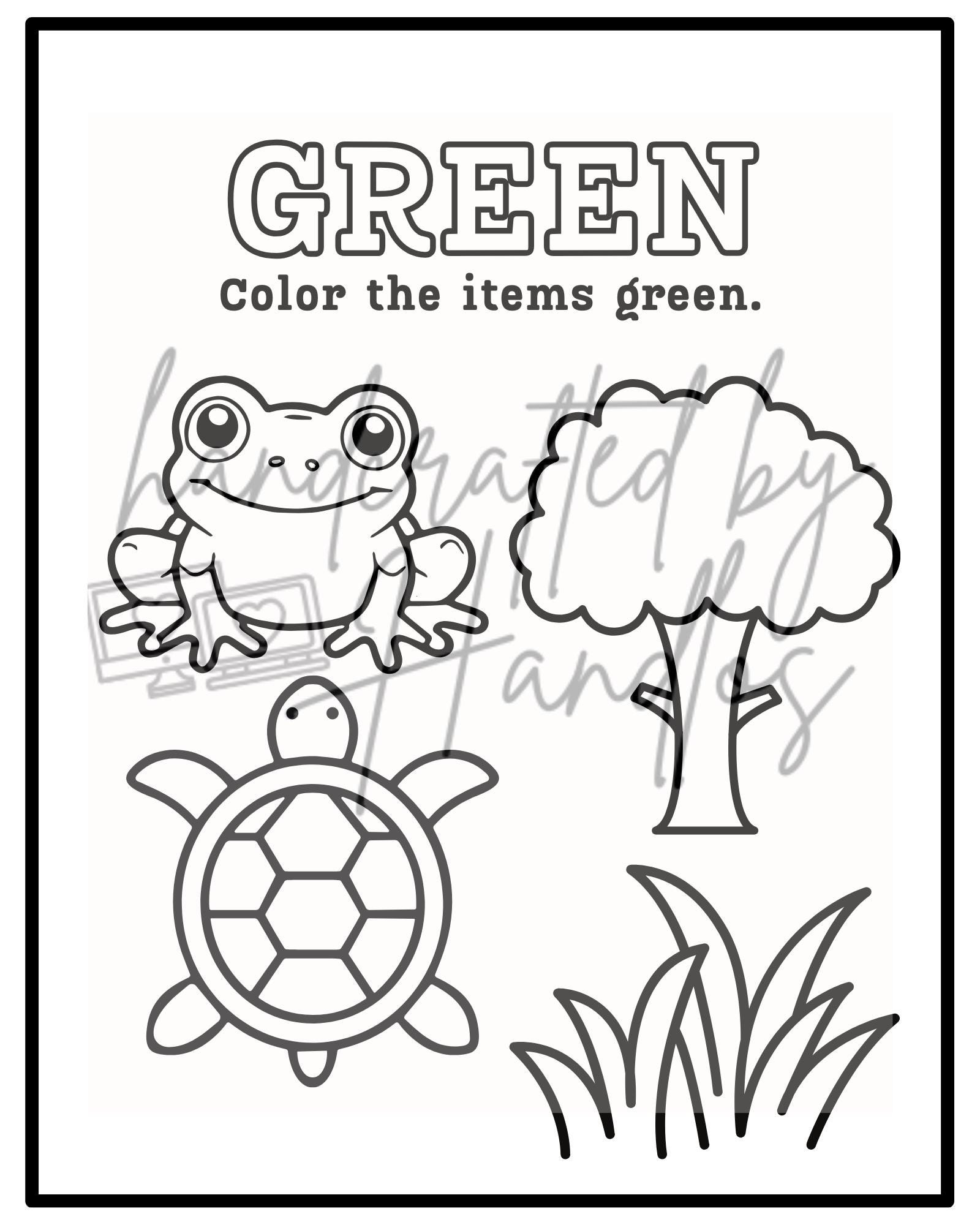 Coloring Worksheets for Kids: Learn Colors Activity Pages (PDF Download ...