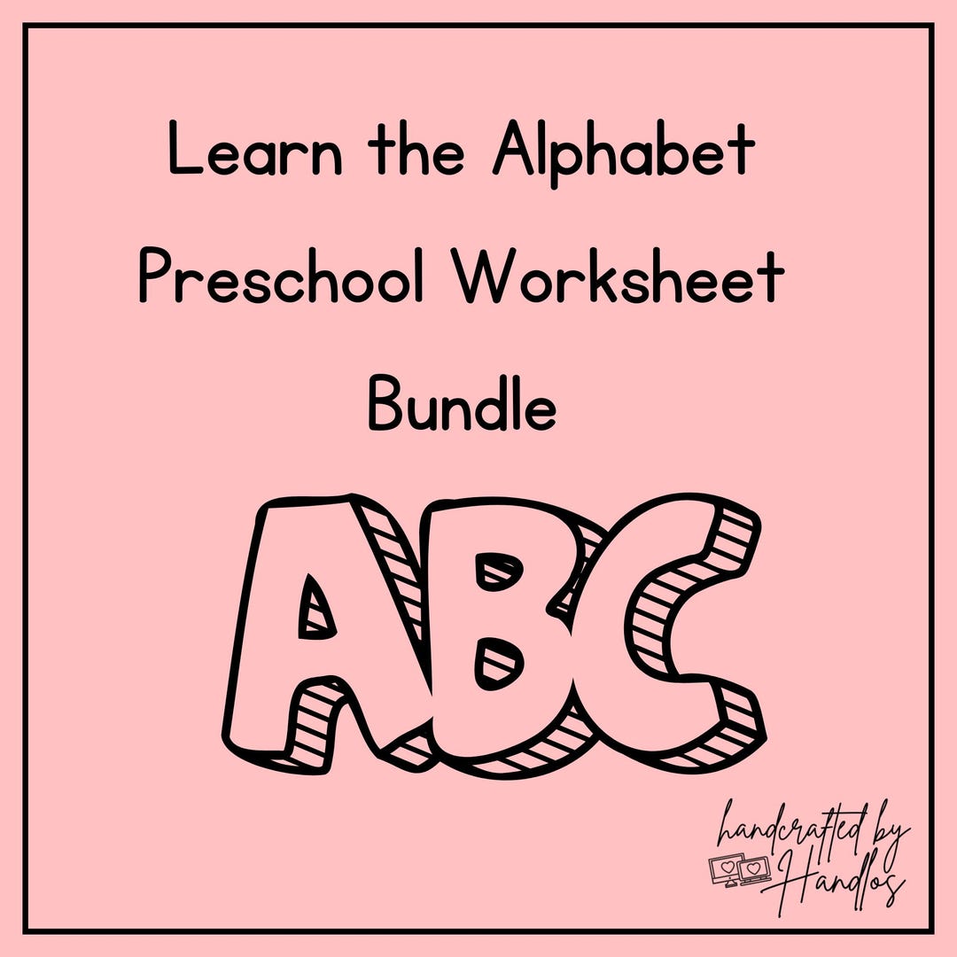 Alphabet Tracing Worksheets: Preschool Handwriting Practice (PDF ...