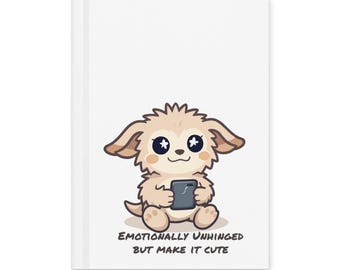 Chaos Gremlins - Emotionally Unhinged Hardcover Journal Notebook