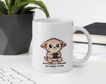 Chaos Gremlins - Emotionally Unhinged White Mug