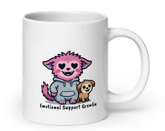 Chaos Gremlins - Emotional Support White Mug
