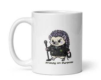 The Feels Dept. - Prickly on Purpose White Mug