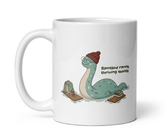 The Cryptid Mood - Spotted Rarely, Thriving Quietly White Mug