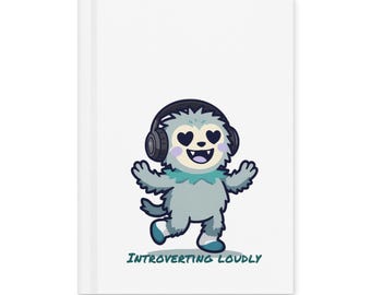 Chaos Gremlins - Introverting Loudly Hardcover Journal Notebook