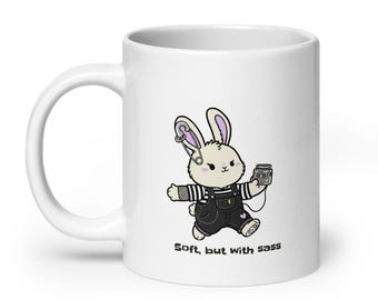 The Feels Dept. - Soft, But with Sass White Mug