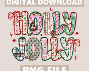 デジタルデザイン ホリー ジョリー コケット レース クリスマス PNG ファイル、クリスマス PNG、ホリデー デジタルデザイン
