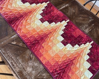 Bargello Sunset Table Runner