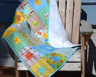 Patchwork Baby Quilt (Small 36"x36")