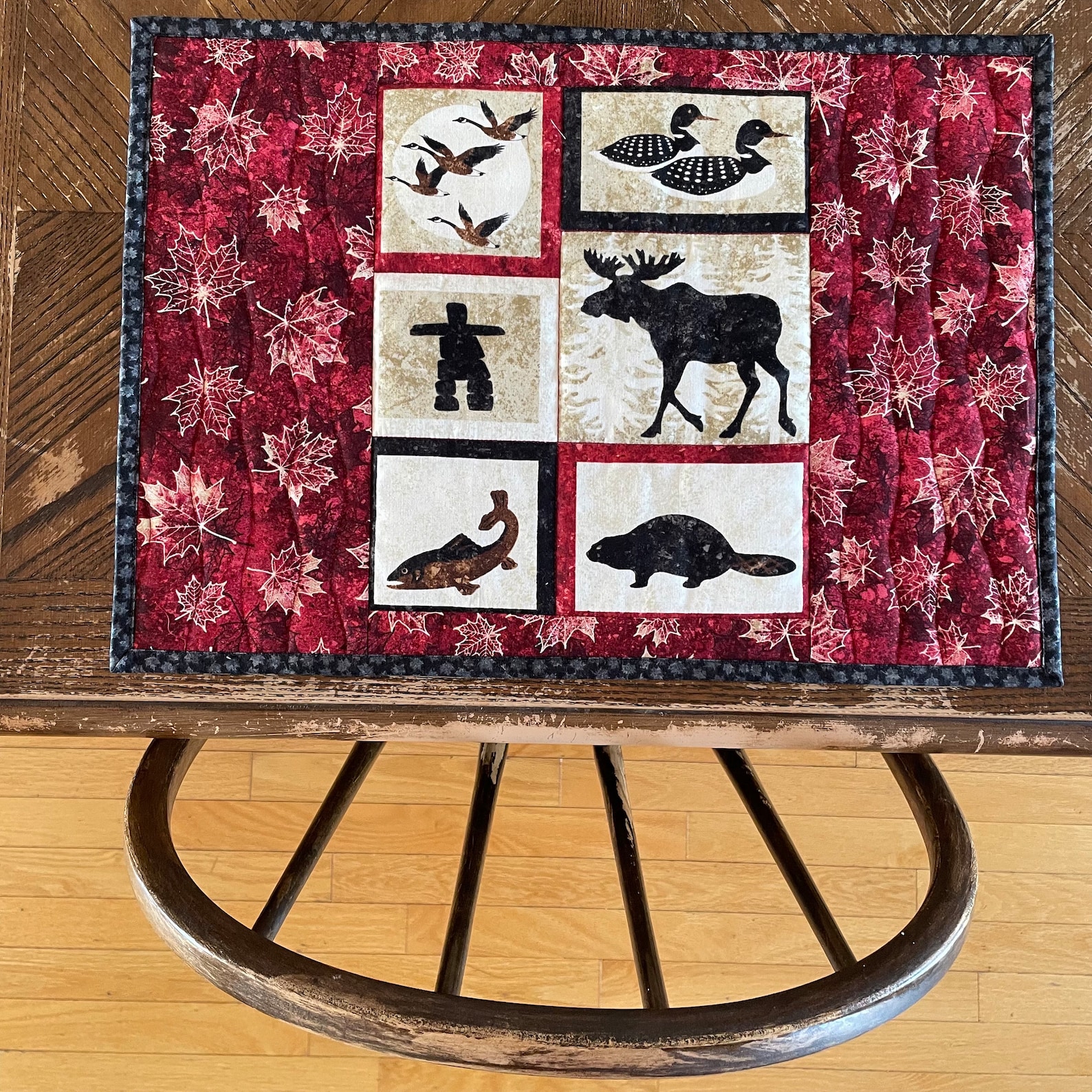 Canadian Themed Placemats Set of Four Etsy