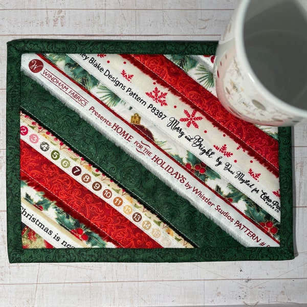 Christmas Mug Rug - Etsy