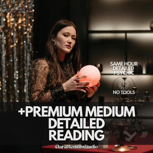 Same Hour Premium Medium Reading - Intuitiv Keine Werkzeuge Hellsichtig und Telepathisch Psychische Einsicht mit Spiritueller Führung