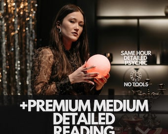 Lectura psíquica premium en la misma hora: sin cartas, clarividencia, mensaje de guía espiritual, predicciones y orientación telepática.