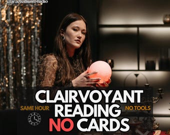 Clairvoyant Psychic Reading, No Tools, Pure Intuitive Insight, Telepathic Energy Reading, Accurate Spiritual Guidance,Same Hour