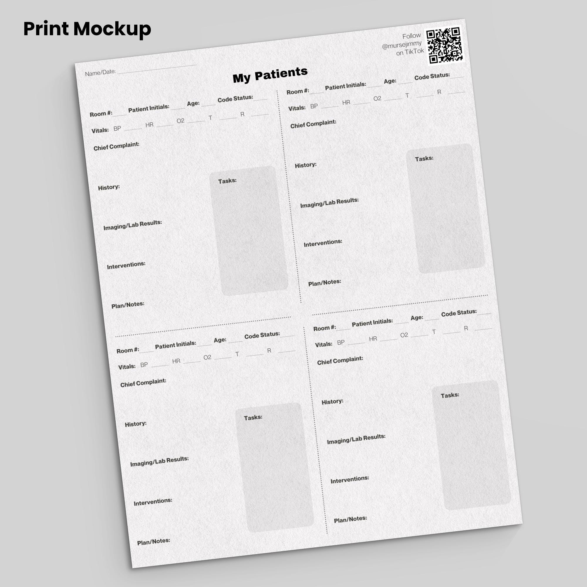 Patient Tracker Examples Downloadable Patient Tracker Sheet for Nurses - Etsy