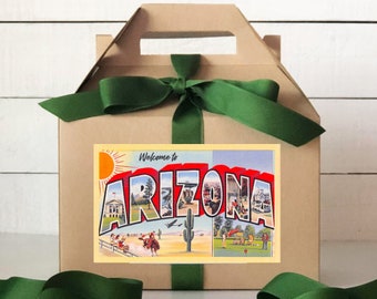 Welcome to Arizona Box | Arizona Destination Wedding Welcome Box | Arizona Event Welcome Box | Welcome to Arizona Box - Set of 6
