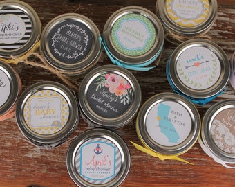 36 - Mason Jar Labels // 2 Inch Round Labels - Fit 4oz or 8oz Regular Mouth Jars // Design of your choice