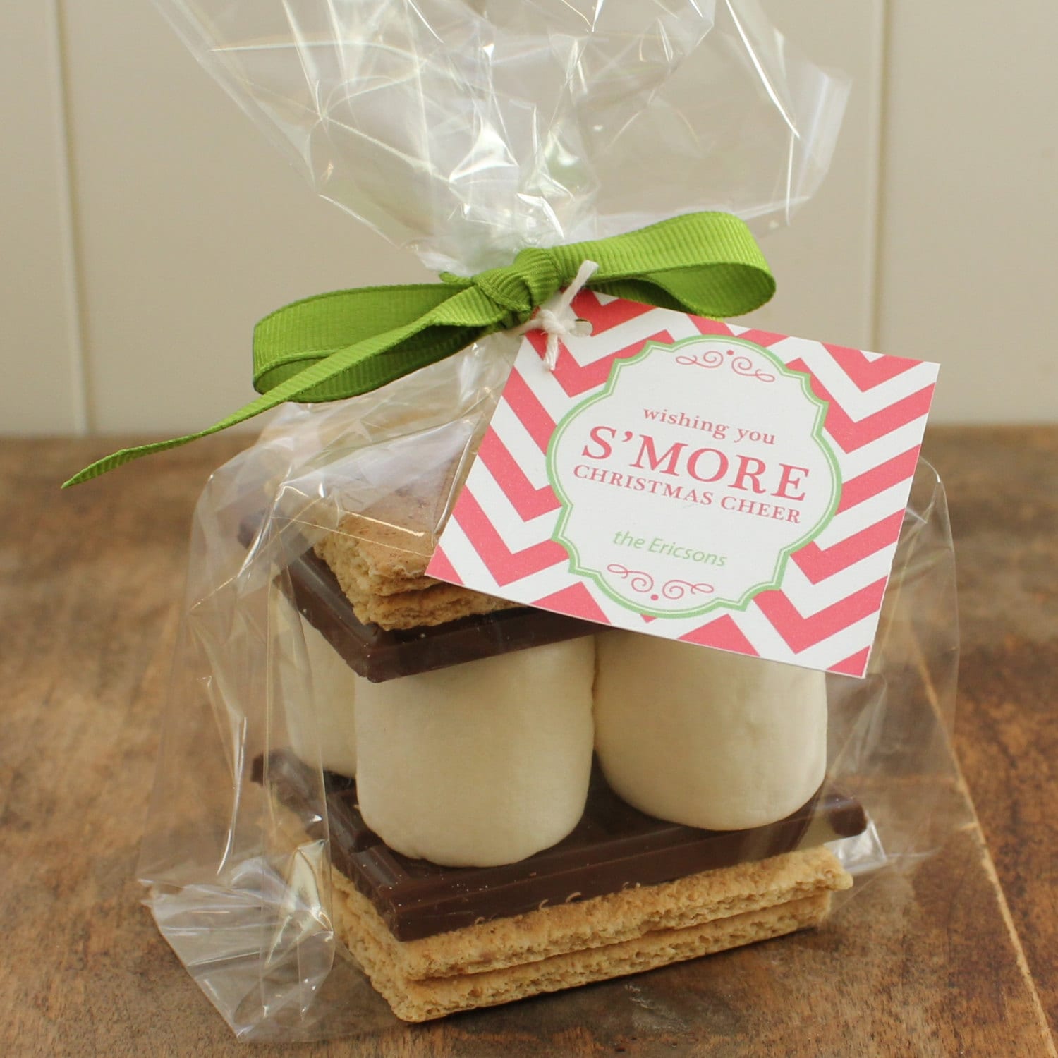 24 S'mores Holiday Gift Kits Chevron Design Etsy
