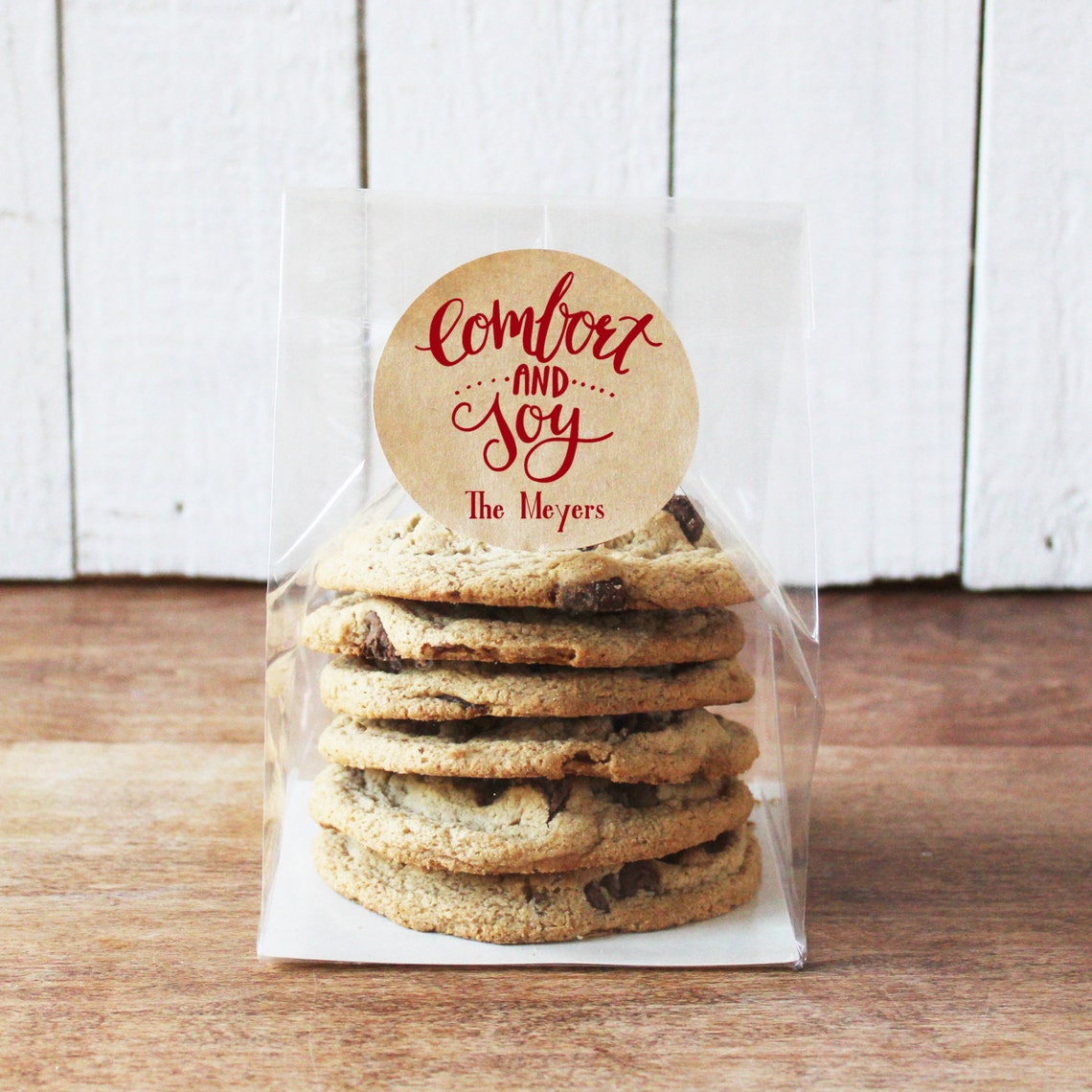 24 Holiday Cookie Bags Flat Bottom Cellophane Bags Comfort Etsy