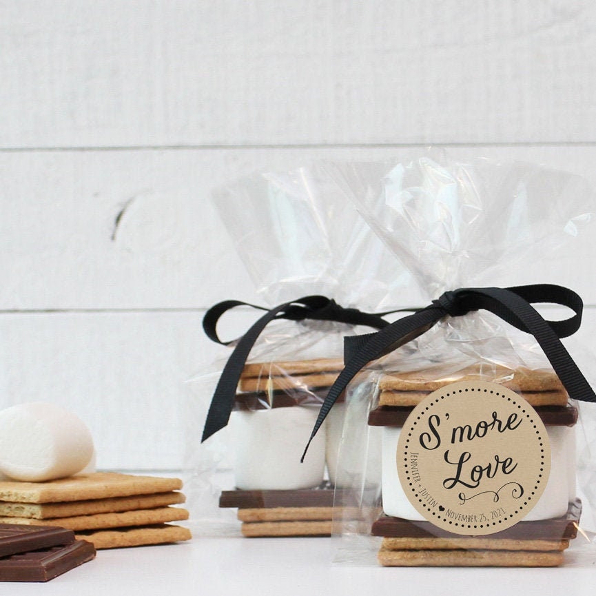 Eucalyptus Happily Ever After Custom Wedding Favor Bags