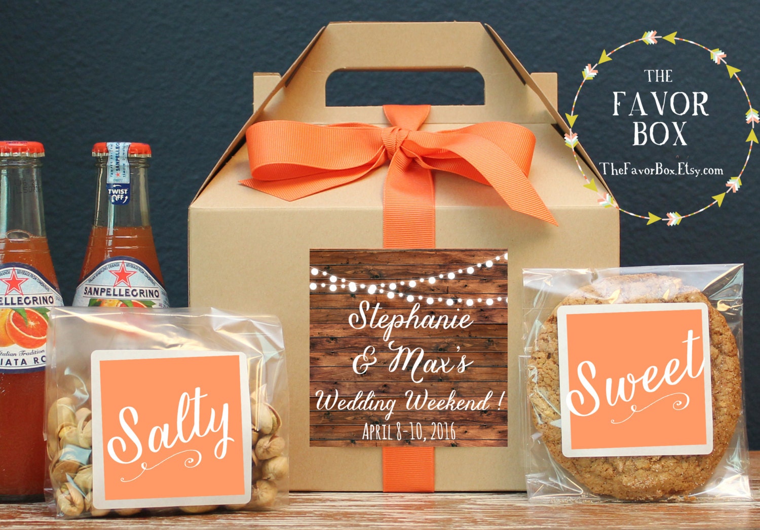 Set of 6Out of Town Guest Box / Wedding Box / Wedding Etsy