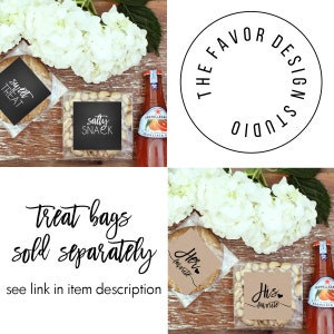 Set of 6-Out of Town Guest Box Wedding Welcome Box Wedding Welcome Bag Out of Town Guest Bag Wedding Favor Fern label Design imagem 2