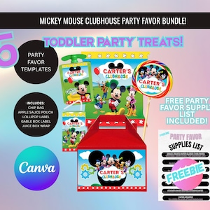 Mickey Mouse Clubhouse Party Favor Bundle-Toddler Party