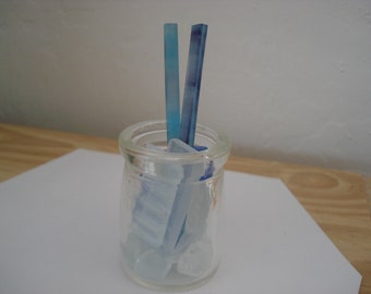 Desktop Zen Moment Frosted Beach Sea Glass Vintage Glass Etsy