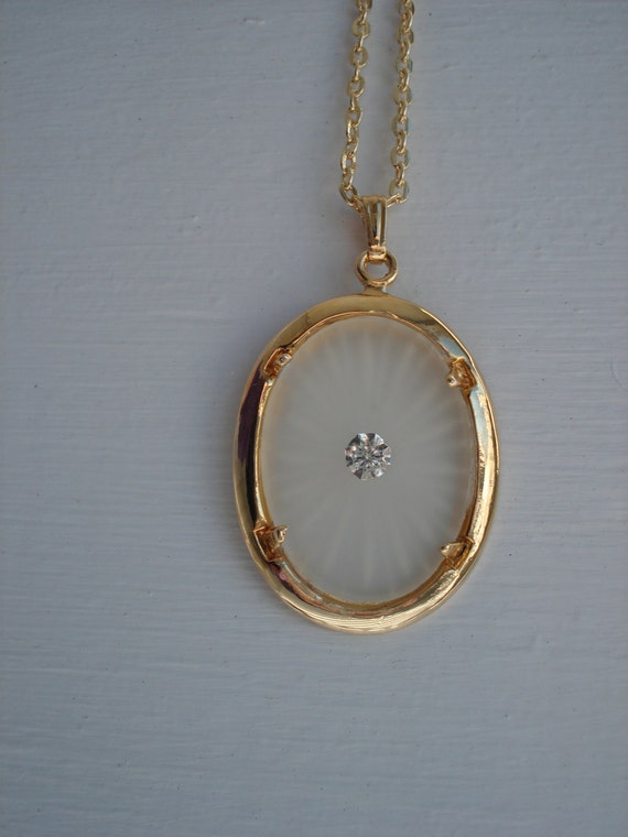 Vintage New Art Deco Frosted Starburst 