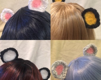 Bear Ear Barettes