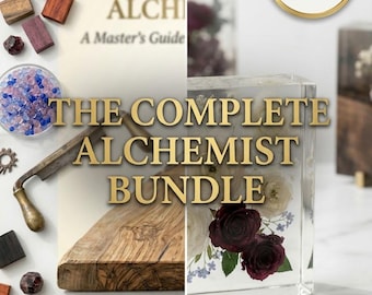 Resin Art Master Bundle: Wood Prep, Flower Preservation Guides (Digital Download)