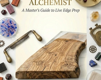 The Wood Alchemist: Professional Resin & Wood Guide - Woodworking for Resin Art and River Tables