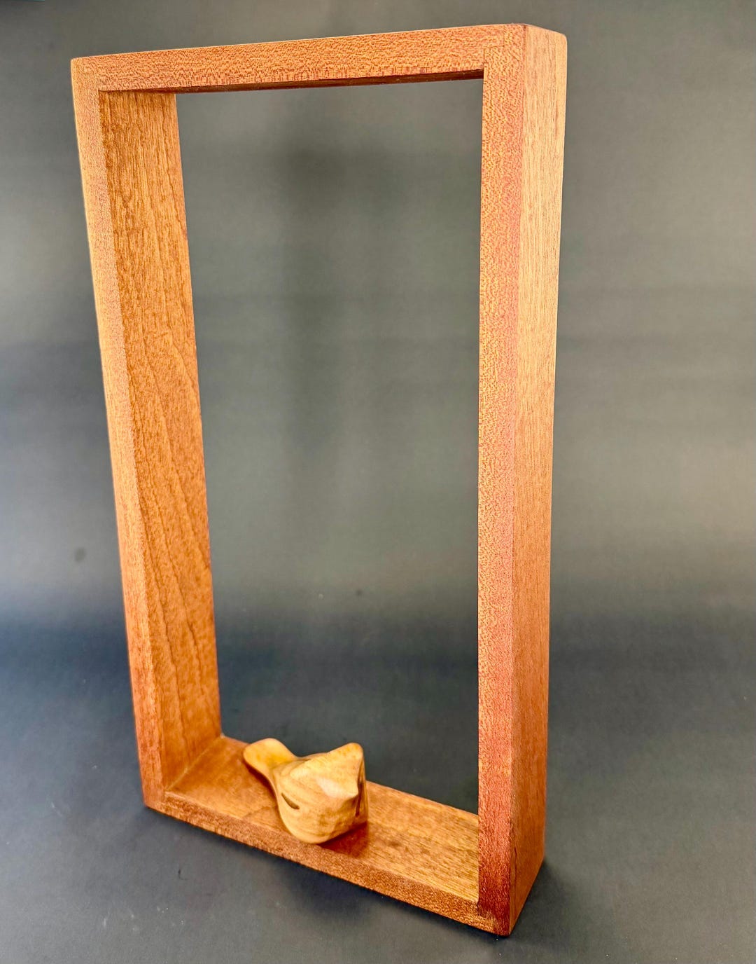 Handmade Wooden Comfort Bird in Tall Shadow Box Frame - Etsy