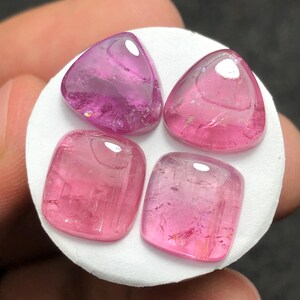 19,70 CT rosa turmaliner i par med matt svart bild 7