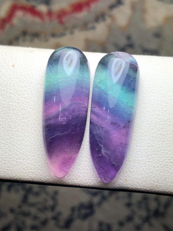 Fluorite Pairs cabochon 45 CT’s