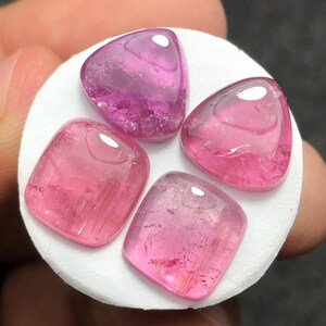 19,70 CT rosa turmaliner i par med matt svart bild 6