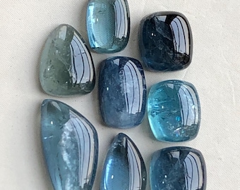Turmalin cabochoner, parti 10,60 ct