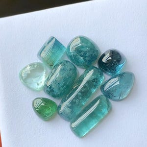 15.50 CTs Tourmaline cabochons lot