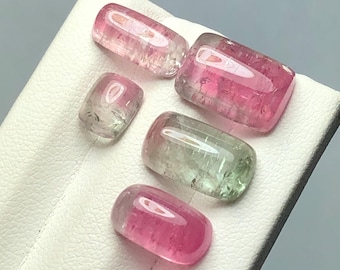 Turmalin cabochoner, parti 19,90 ct