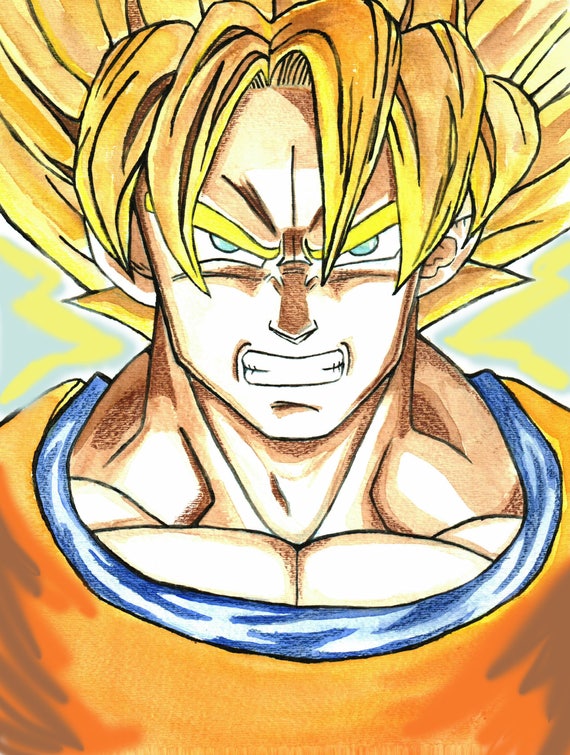Dragon Ball Goku Super Saiyan | Photographic Print
