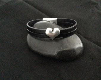 Happy Heart leather bracelet